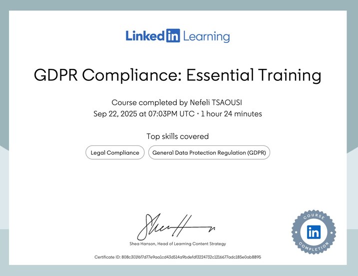 Certification